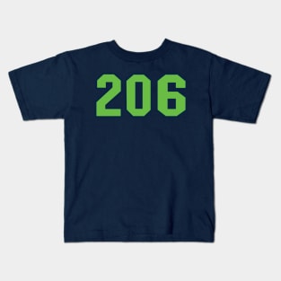 Seattle LYFE the 206!!! Kids T-Shirt